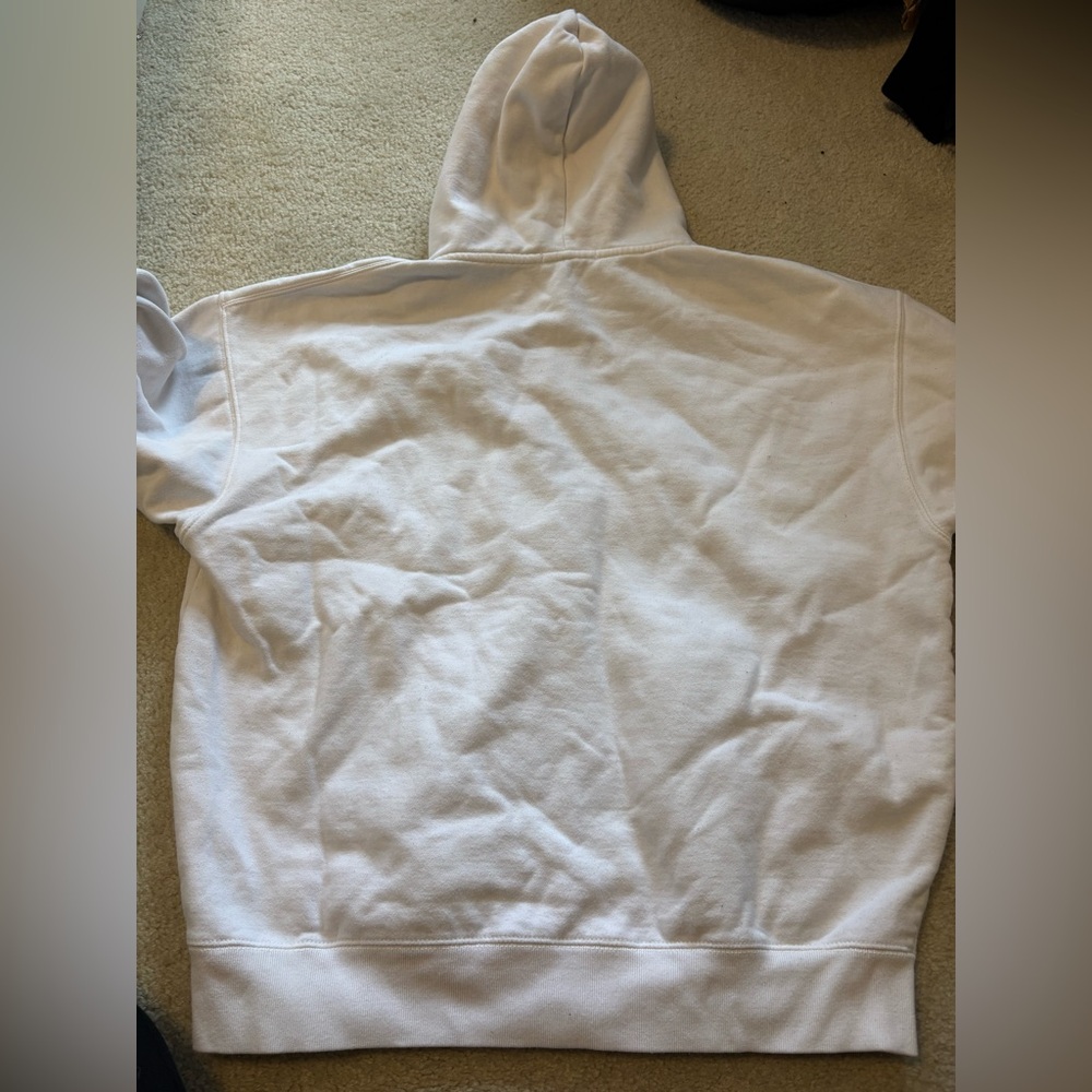 Brandy Melville White Oversized Hoodie - Picture 4 of 4